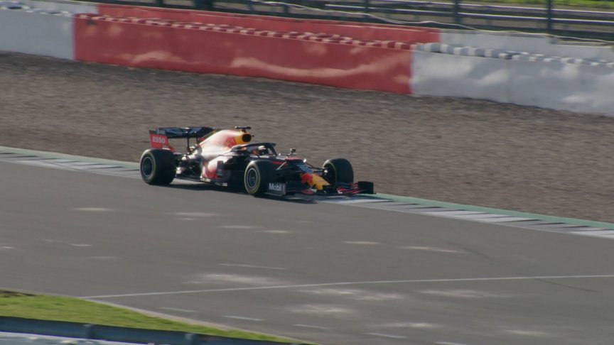 First 2020 car on track: Red Bull's RB16 in action