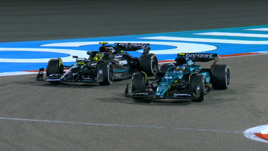 2023 Bahrain Grand Prix: Alonso slips past Hamilton after thrilling battle between old rivals