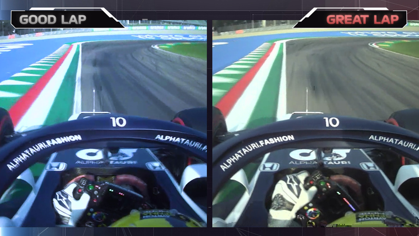 Good vs. Great: Two laps of Imola with Pierre Gasly compared
