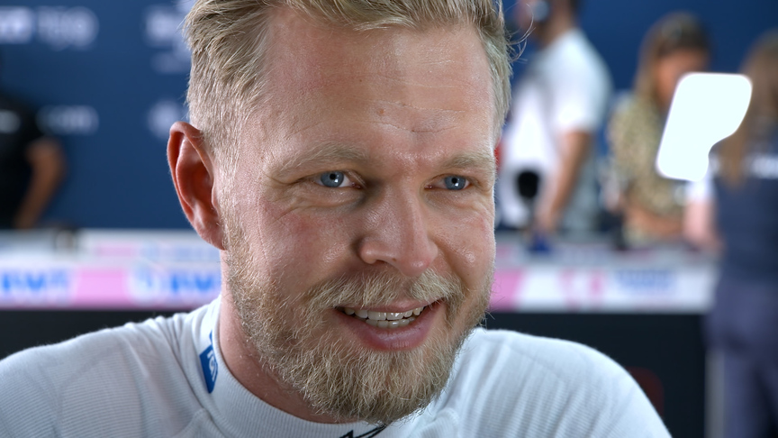 Magnussen happy to reach Q2 after tricky weekend so far in Mexico