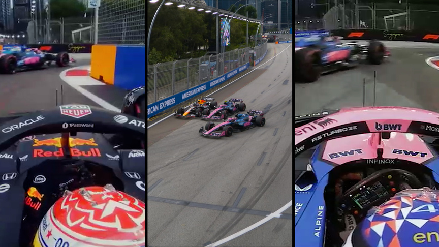 2025 Singapore GP FP3: Colpainto squeezes Verstappen to let Gasly through