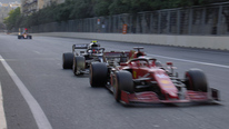 2021 Azerbaijan Grand Prix: Leclerc and Gasly battle for P3 after race restart