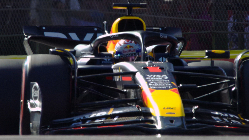 2024 Emilia Romagna GP Qualifying: Max Verstappen crosses the line to seal his eighth pole in a row