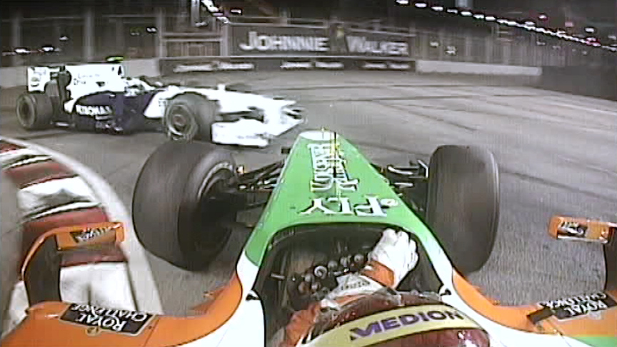 SINGAPORE GP: 5 crazy onboard moments