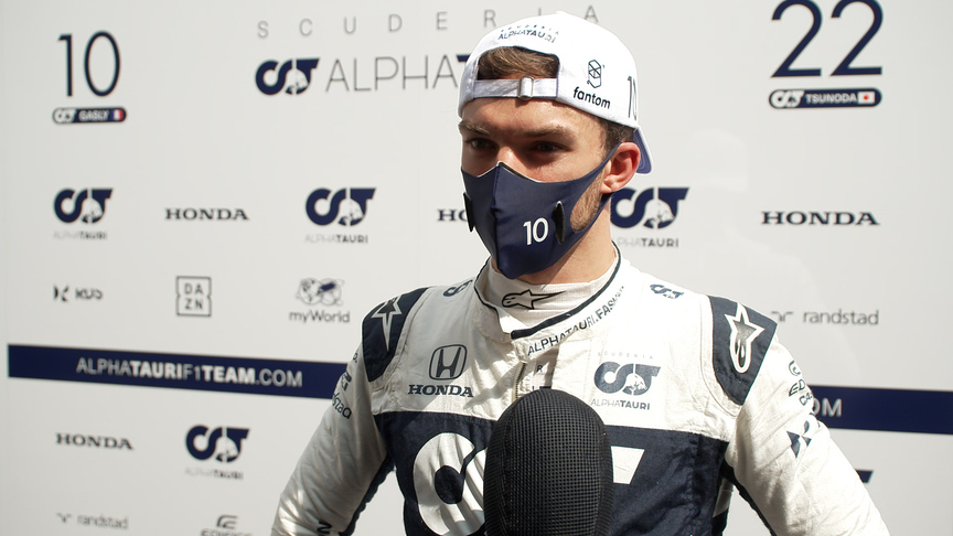 P6 Pierre Gasly admits he 'hasn't really clicked so far with the car'