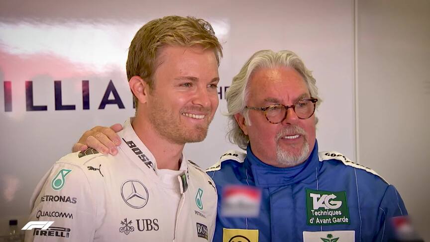 ROSBERGS REUNITED: Nico and Keke drive title-winning cars in Monaco