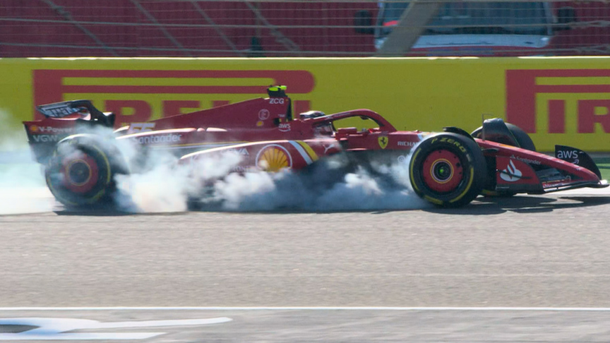 2024 Bahrain GP FP1: Russell, Sainz and Stroll struggle with tyre lock-ups in first practice
