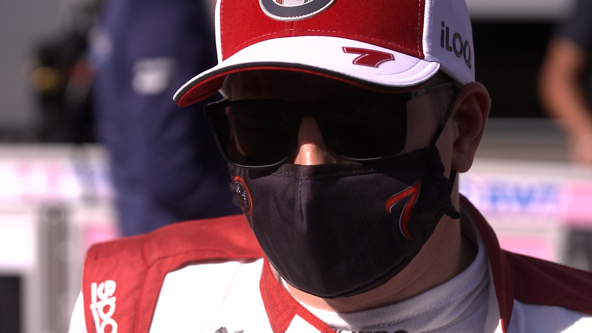 Kimi Räikkönen explains his pit lane swerve in Mexico City GP qualifying