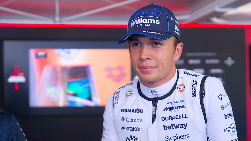 Despite being 'down all weekend' Albon still hopeful for the Austrian Grand Prix