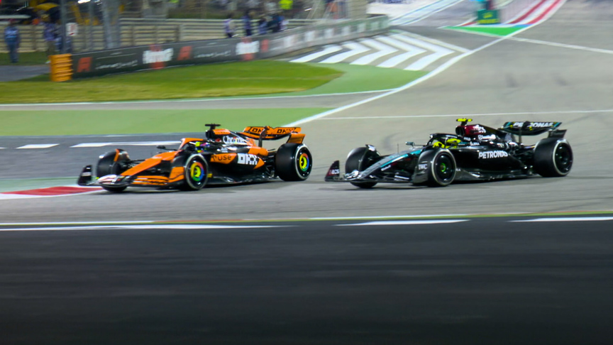 2024 Bahrain Grand Prix: Piastri loses out to Hamilton for P7 at Turn 1