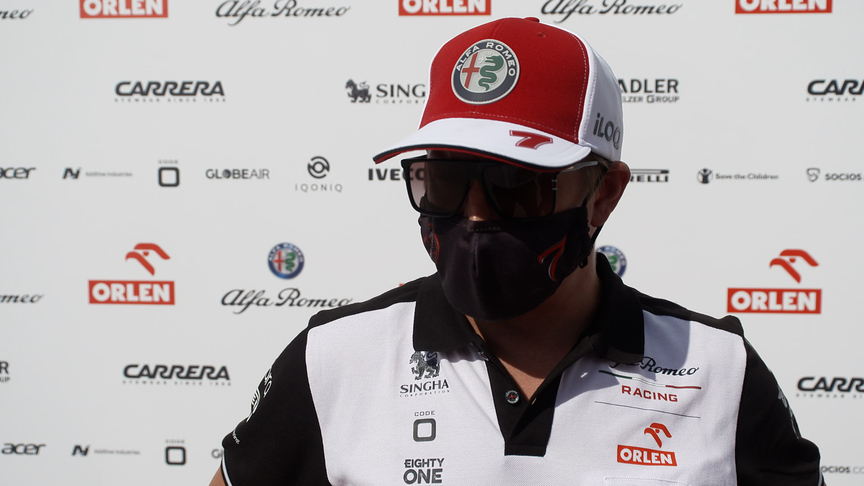 Kimi Räikkönen's Alfa Romeo car 'not where we want it to be' after limited practice run