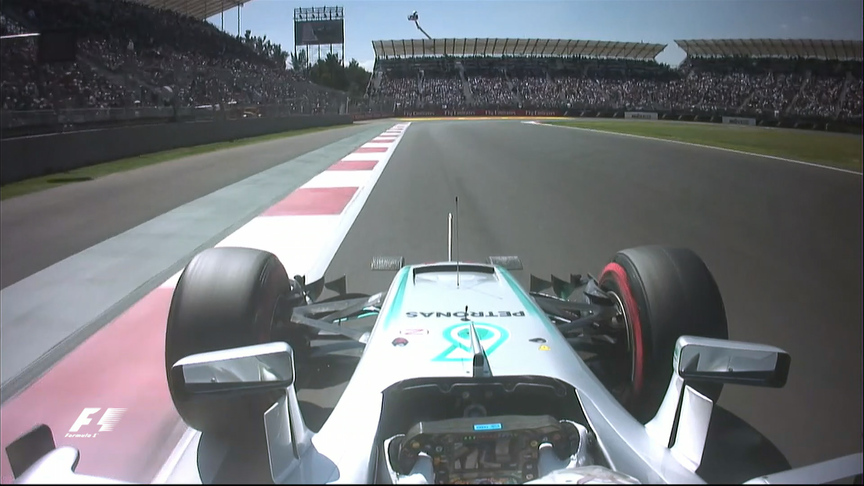 Onboard pole position lap - Lewis Hamilton, Mexico 2016