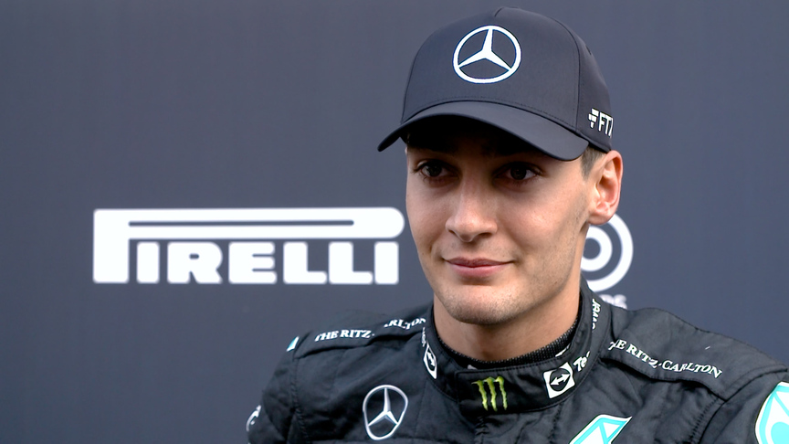 ‘Our best chance was splitting it’ – Russell explains Mercedes strategy calls as they tried to take the fight to Verstappen