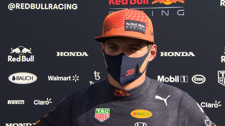 Max Verstappen happy with 'great start to the weekend so far' as Red Bull top times