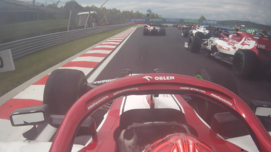 Hungarian GP: Raikkonen makes up positions after starting from wrong grid slot