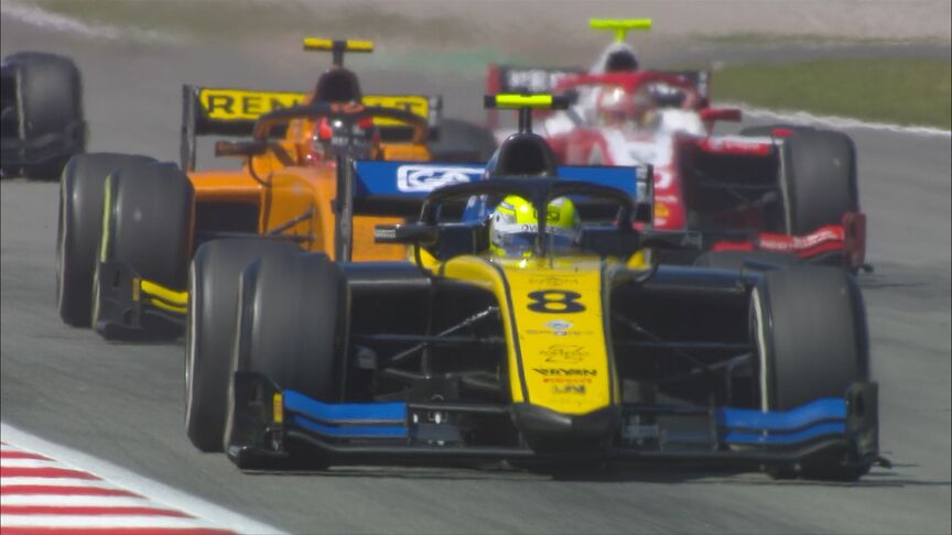F2 2019 Round 3: Spain sprint race highlights