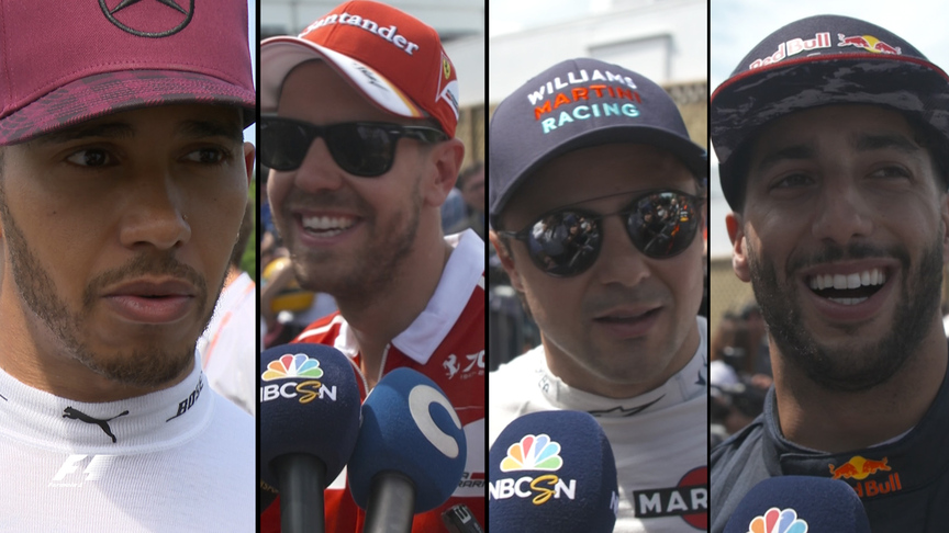 Drivers report back after qualifying in Canada