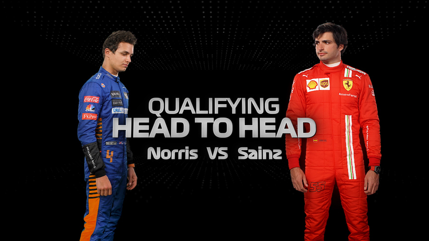 SIDE-BY-SIDE: Where Norris had the edge over Sainz in qualifying