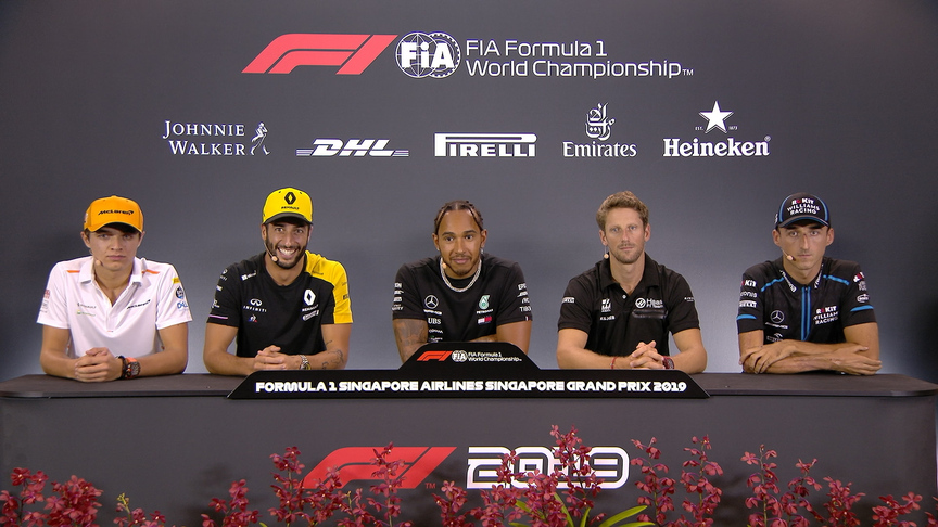 SINGAPORE: FIA pre-race press conference highlights​