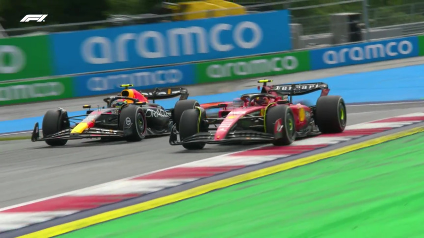2023 Austrian Grand Prix: Sainz and Perez's intense scrap for the podium