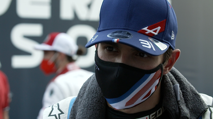 Esteban Ocon happy with tyre gamble after 'pretty busy' F1 Sprint