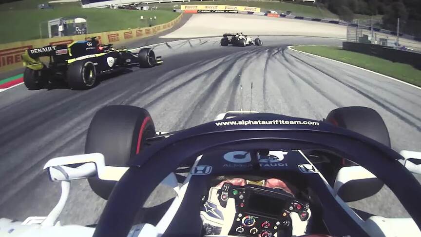 Austrian Grand Prix 2020: Kvyat battles with Ocon