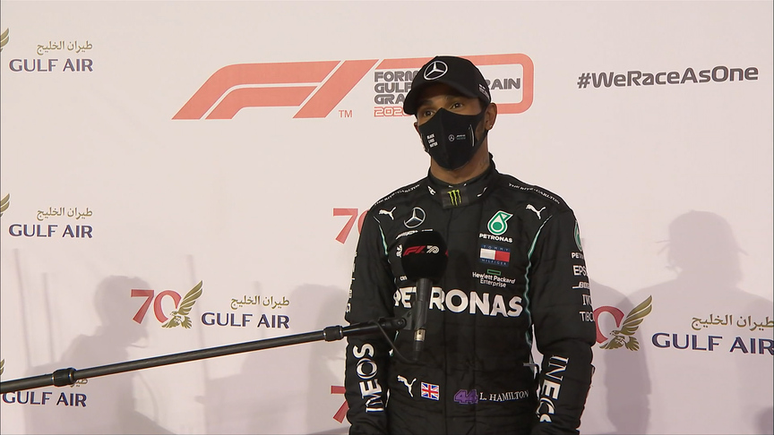 2020 Bahrain Grand Prix: Hamilton says Grosjean crash was 'horrifying'