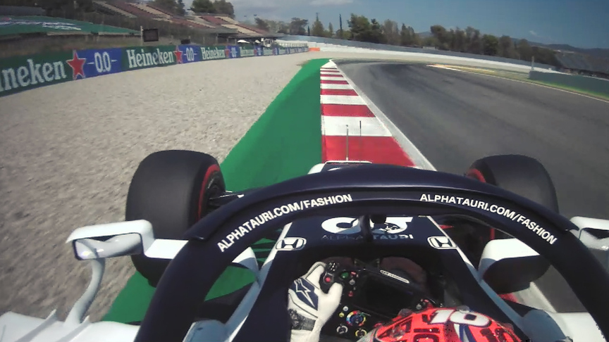 ONBOARD: Sensational Gasly shows speed at Spanish GP qualifying