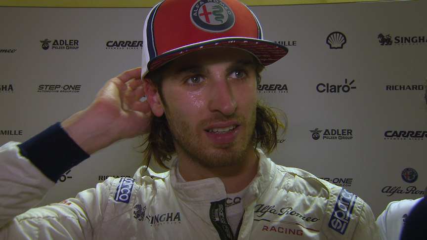 Antonio Giovinazzi: I was 'on the limit' today