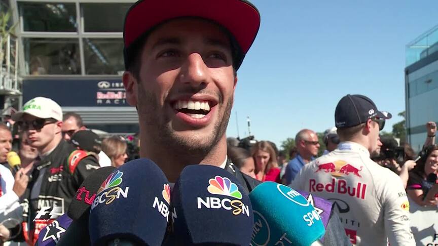 Post-race interviews - Italy