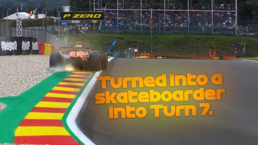 2024 Belgian GP FP2: Piastri ‘turned into a skateboarder’ with wild moment in first practice