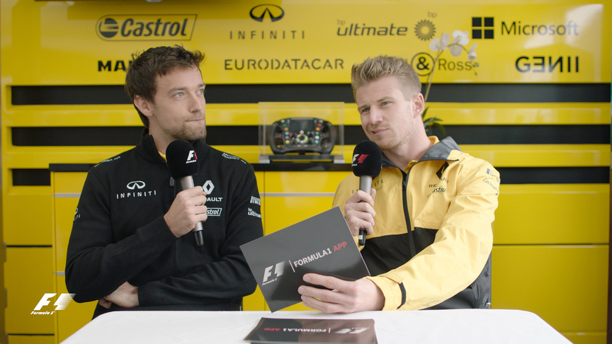 Grill the Grid: Renault team mates