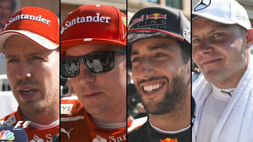 Drivers report back after the race in Monaco