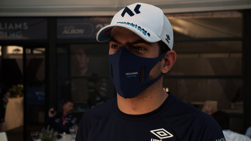 Nicholas Latifi 'super happy' for Williams after team mate Albon scores point