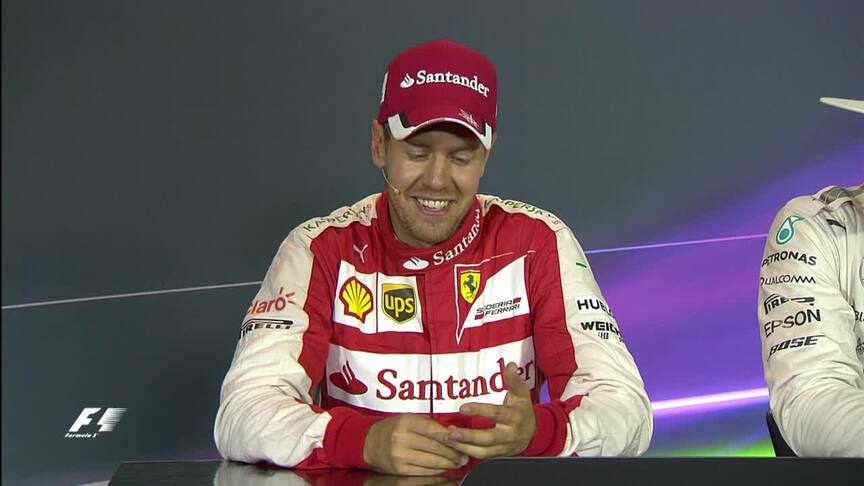 Sebastian Vettel Interview nach dem Rennen in Italien