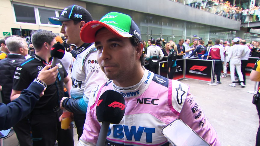 Sergio Perez: A 'fantastic race... but we couldn't fight today'