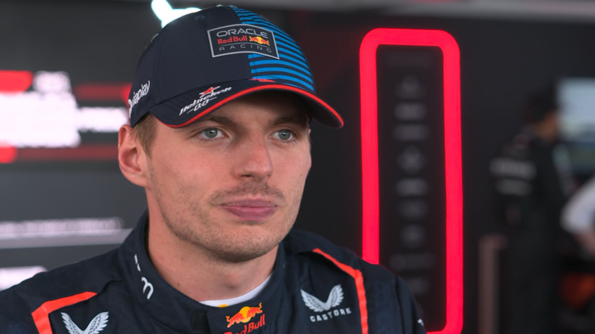 Verstappen ‘positively surprised’ to set same lap time as Russell, despite missing out on pole