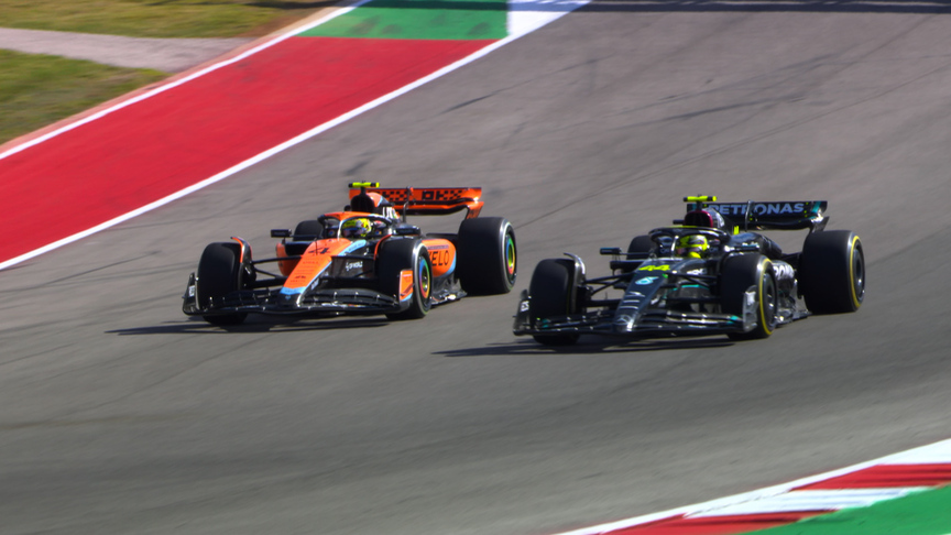 2023 United States Grand Prix: Hamilton and Norris in fierce fight for second place
