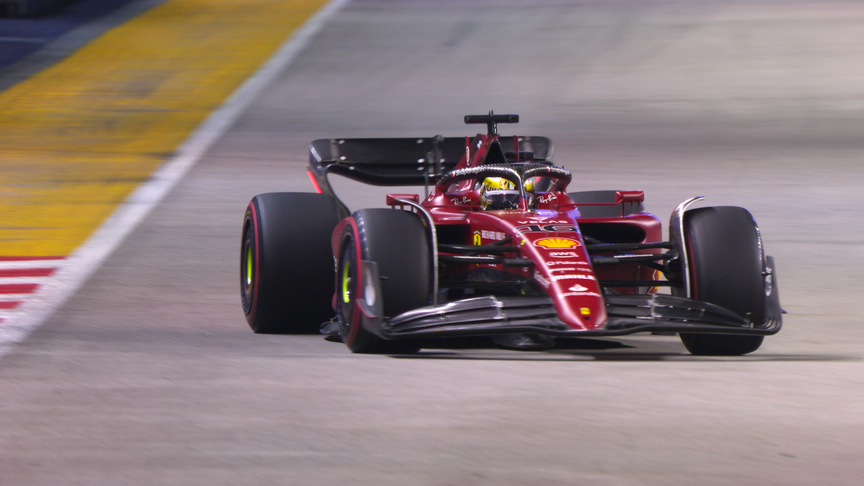 2022 Singapore GP Qualifying: Charles Leclerc takes pole as Verstappen dramatically aborts lap