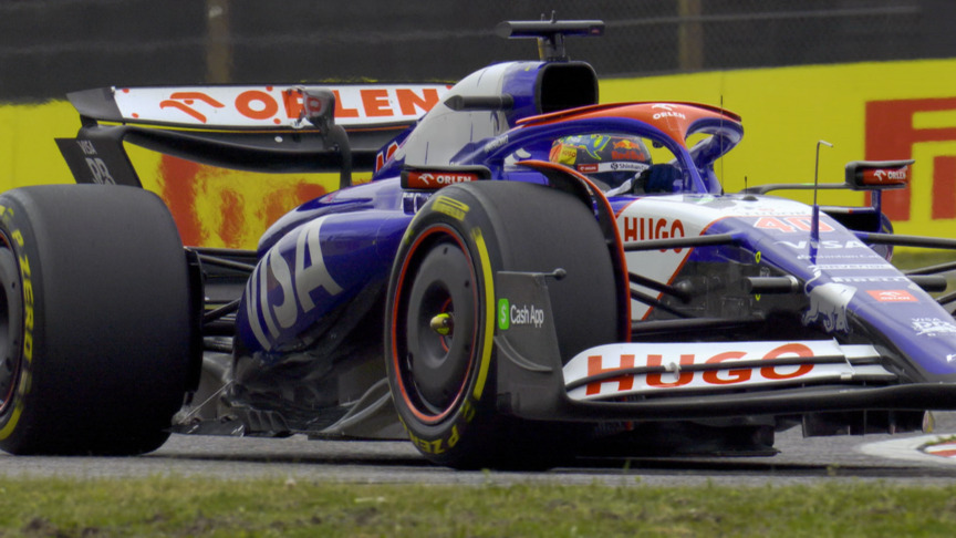 2024 Japanese GP FP1: Japanese racer Ayumu Iwasa hits the track to make his F1 practice session debut