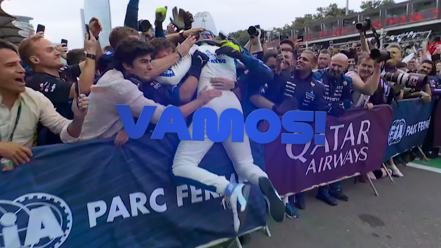 2025 Azerbaijan Grand Prix: ‘Vamos!’ – P3 Sainz celebrates his first podium with Williams