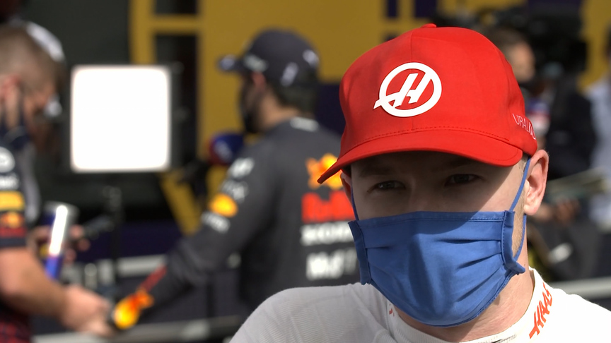 VF21 was 'difficult to drive very fast' but Mazepin sees 'positive picture' overall