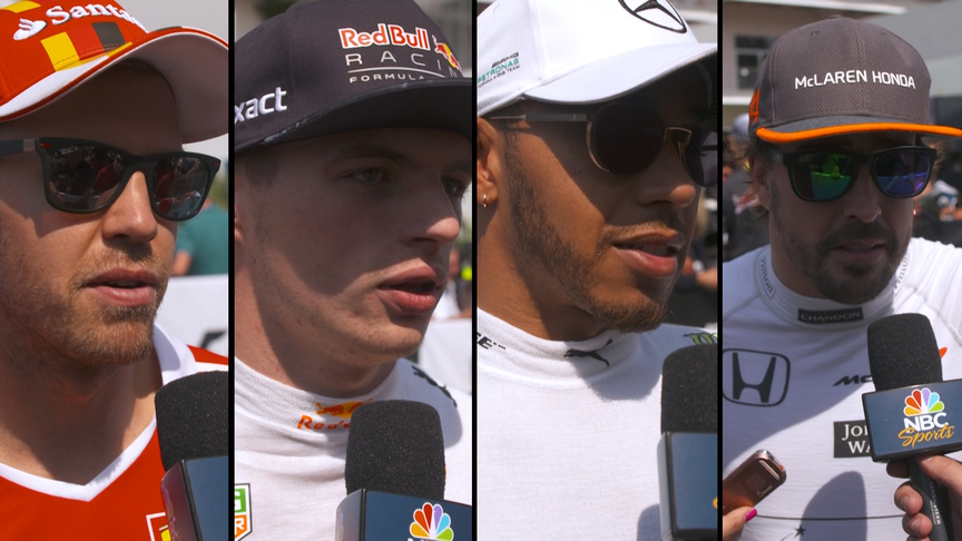 Drivers report back after qualifying in Mexico