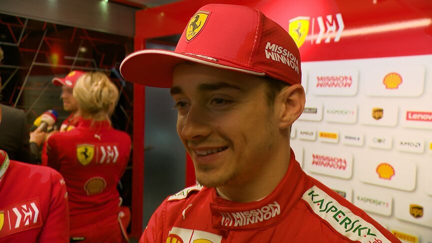 Charles Leclerc: We are not on Mercedes' level
