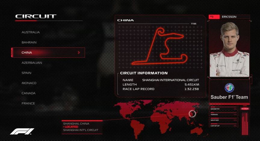 CIRCUIT GUIDE: Marcus Ericsson's virtual hot lap of China