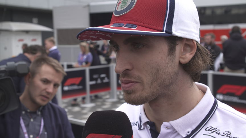 Antonio Giovinazzi: Puncture caused Silverstone spin