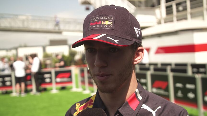 Pierre Gasly: Happy with car despite Baku DNF