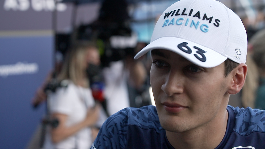 George Russell: F1 Sprint contact with Sainz at British GP 'nothing too crazy'