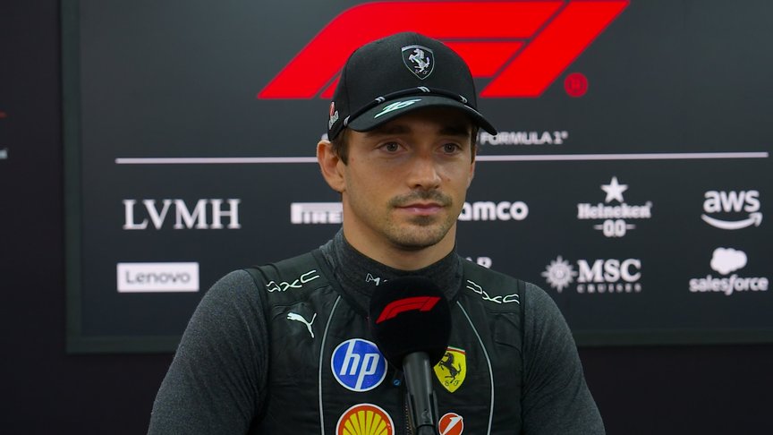 ‘It was very tricky’ – Leclerc on holding on to P3 in the Sprint