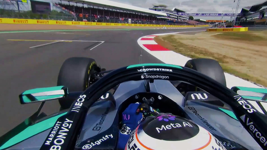 2026 British GP Sprint: Ride onboard with Kimi Antonelli as he sets the fastest lap in the Sprint